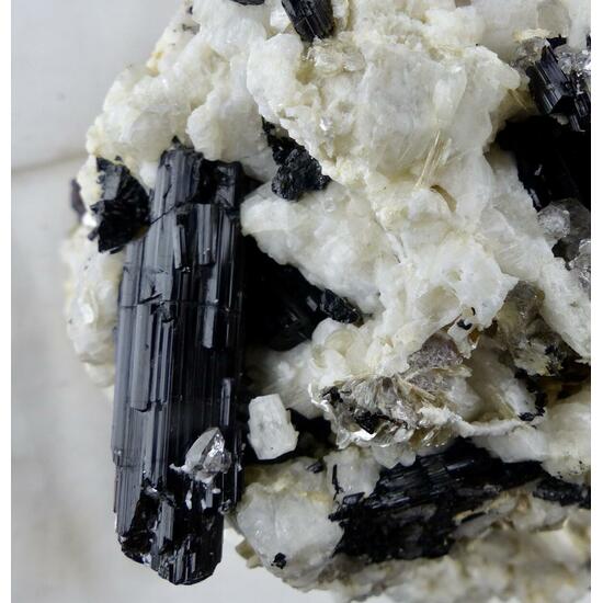 Spessartine & Schorl On Feldspar
