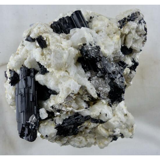 Spessartine & Schorl On Feldspar