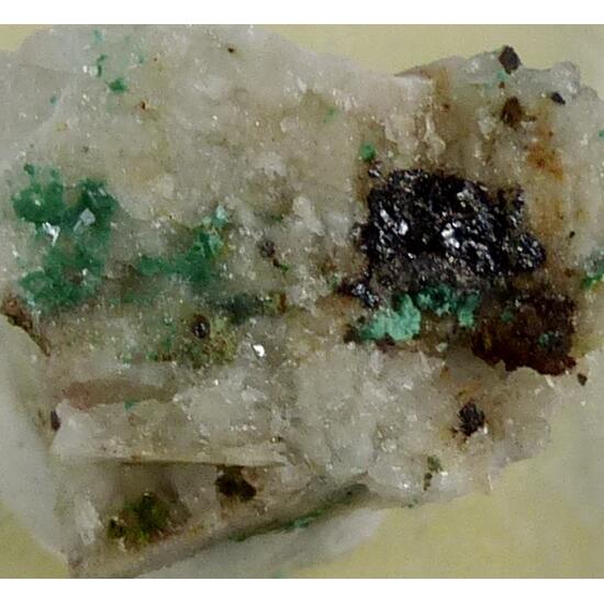 Siderogel & Chalcopyrite & Antlerite & Malachite