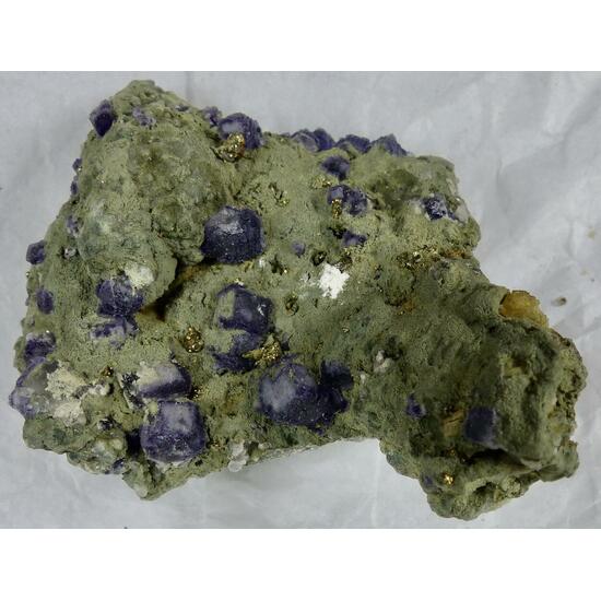 Fluorite & Chalcopyrite