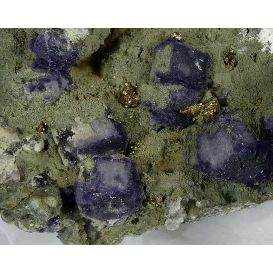 Fluorite & Chalcopyrite