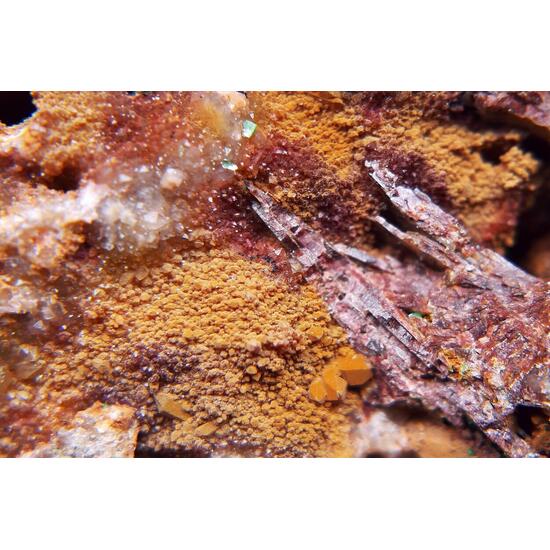 Zeunerite & Arsenosiderite