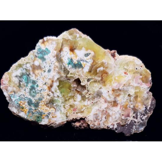 Native Copper Cuprite Prehnite & Chrysocolla