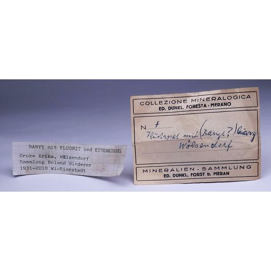 Baryte Fluorite & Eisenkiesel