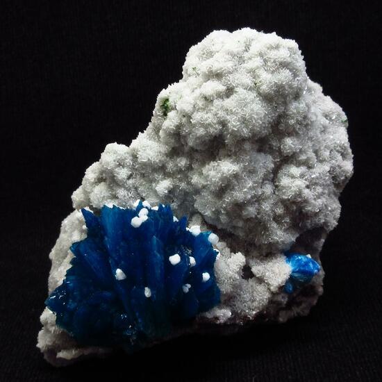 Cavansite With Apophyllite On Heulandite Matrix