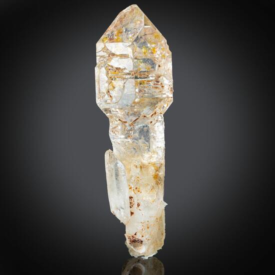 Scepter Quartz With Petroleum Inclusions