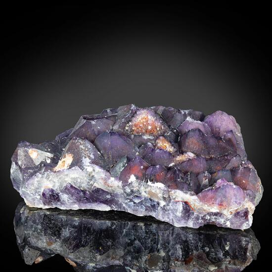 Amethyst With Hematite Inclusions