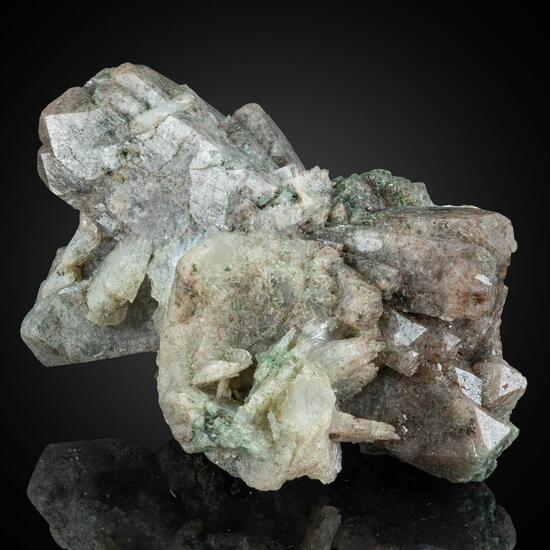 Aluminoceladonite & Heulandite