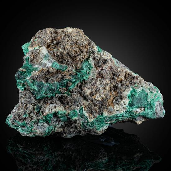 Plumbogummite & Malachite