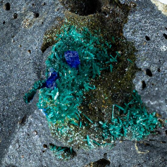 Linarite & Brochantite