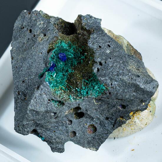 Linarite & Brochantite