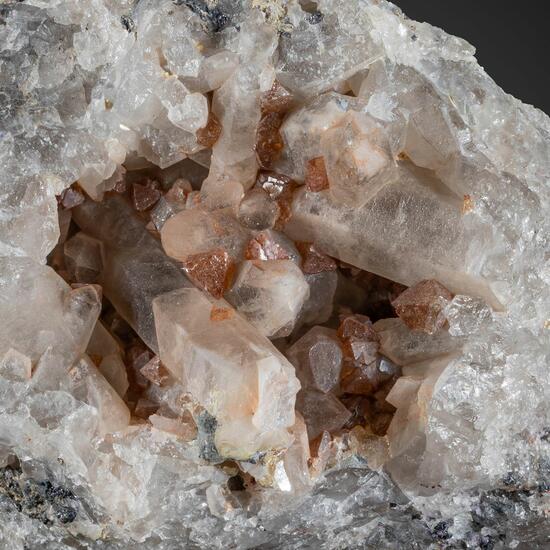 Scheelite On Quartz