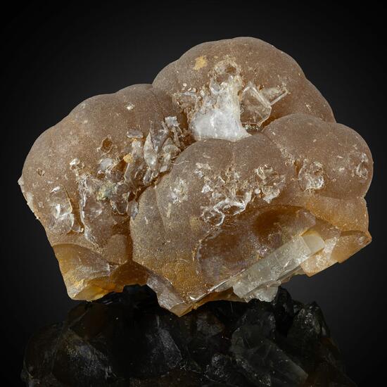 Siderite Var Sphärosiderite On Baryte