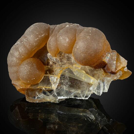 Siderite Var Sphärosiderite On Baryte