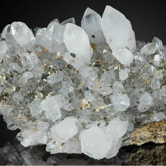 Bournonite Chalcopyrite On Quartz