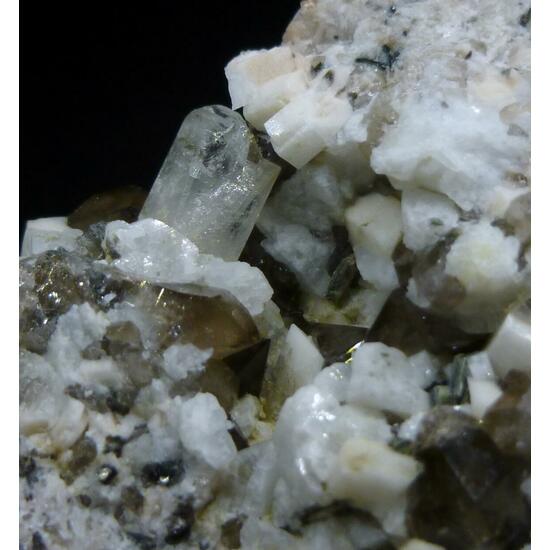 Topaz Orthoclase & Smoky Quartz