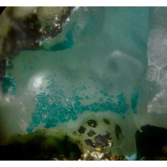 Hemimorphite Aurichalcite & Veszelyite