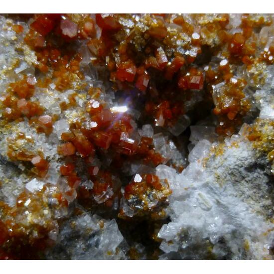 Vanadinite & Calcite