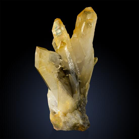 Rock Crystal With Limonite