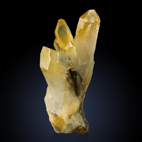 Rock Crystal With Limonite