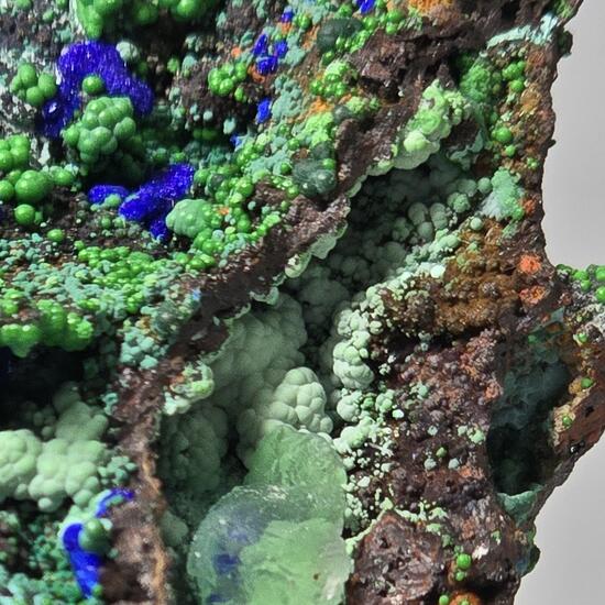 Azurite Conichalcite Arsenocrandallite & Aragonite