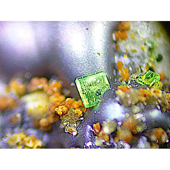 Cyrilovite & Autunite & Laueite