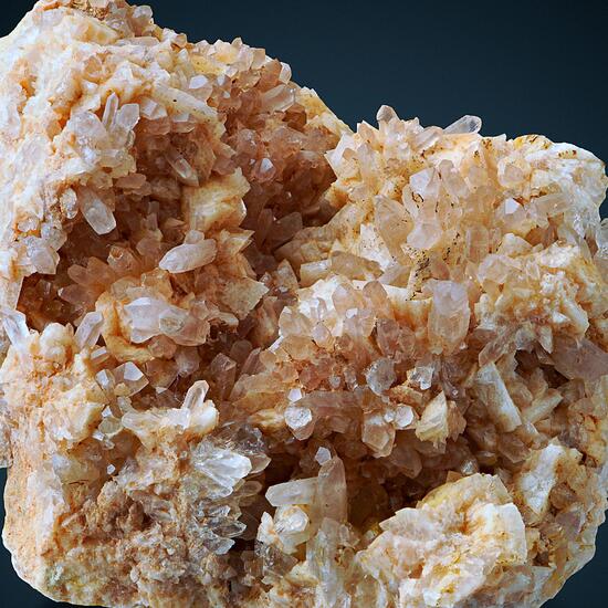 Orthoclase Var Paradoxite With Rock Crystal & Fluorite