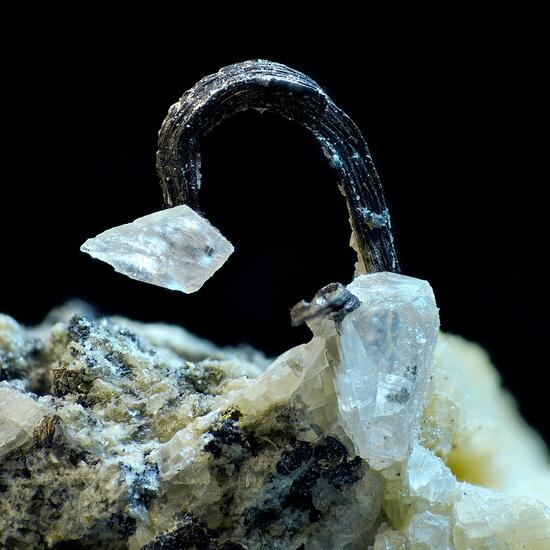 Native Silver & Calcite