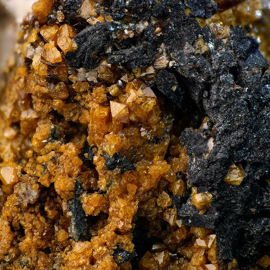 Fluorcalcioroméite & Pyrophanite