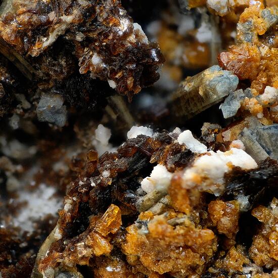 Fluorcalcioroméite & Pyrophanite