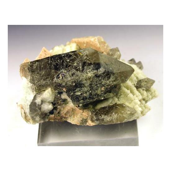 Smoky Quartz & Orthoclase