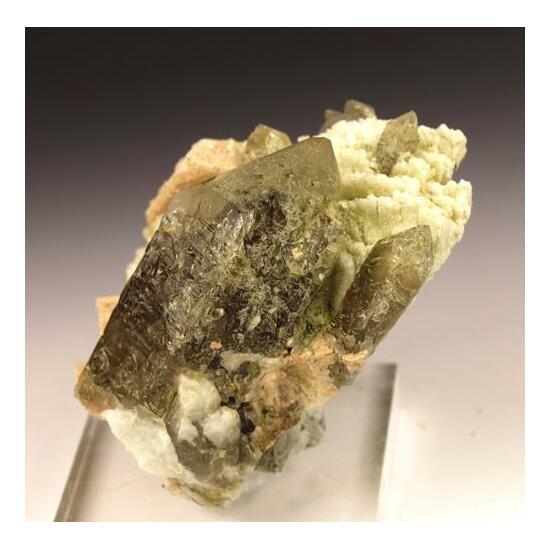 Smoky Quartz & Orthoclase