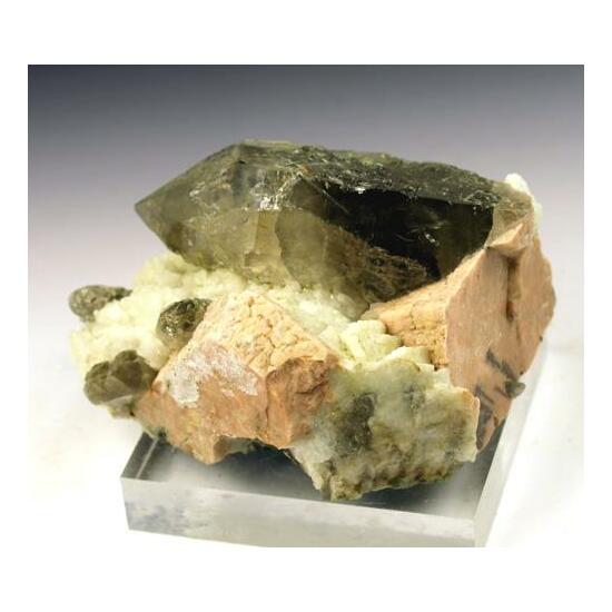Smoky Quartz & Orthoclase