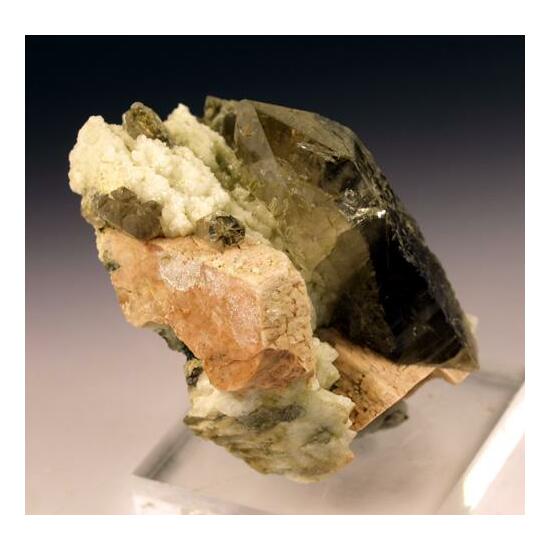 Smoky Quartz & Orthoclase