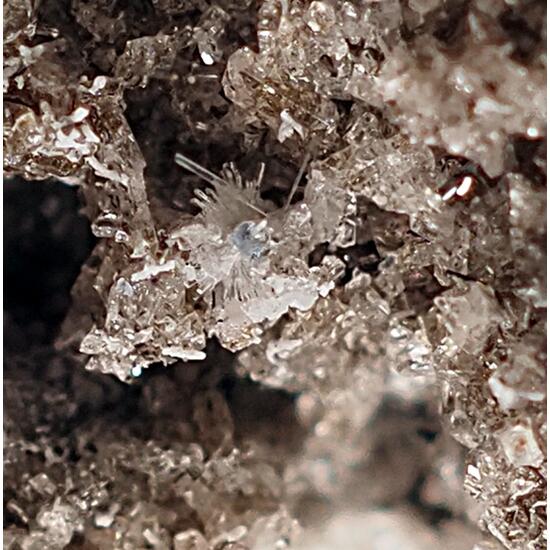 Jeremejevite Pseudobrookite & Topaz