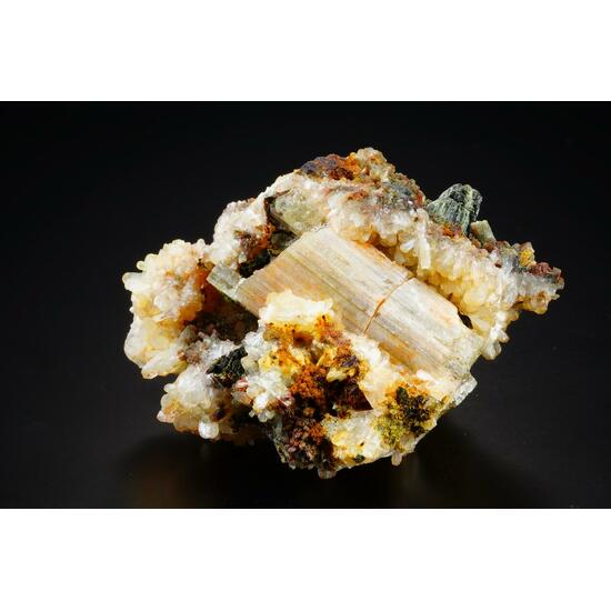 Apatite Actinolite & Stilbite