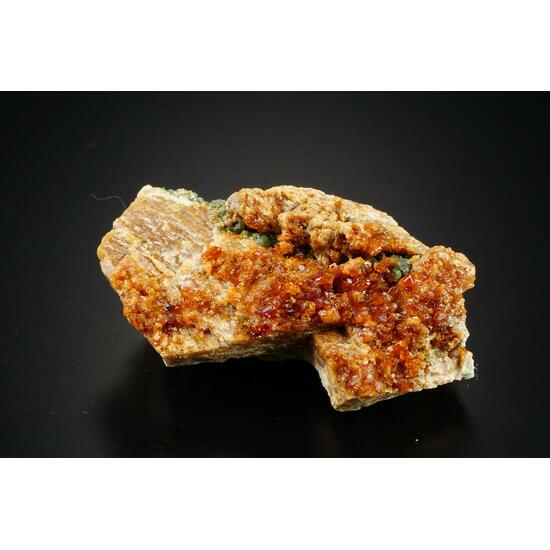 Grossular Var Hessonite & Clinochlore