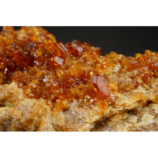 Grossular Var Hessonite & Clinochlore