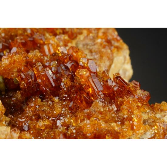 Grossular Var Hessonite & Clinochlore