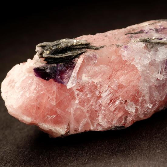Rhodochrosite Pyrite Fluorite & Quartz