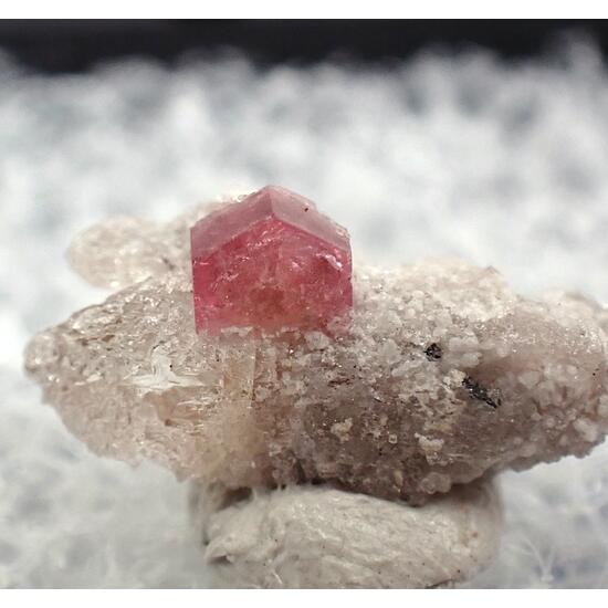Red Beryl On Topaz