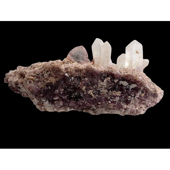Elbaite Quartz & Lepidolite