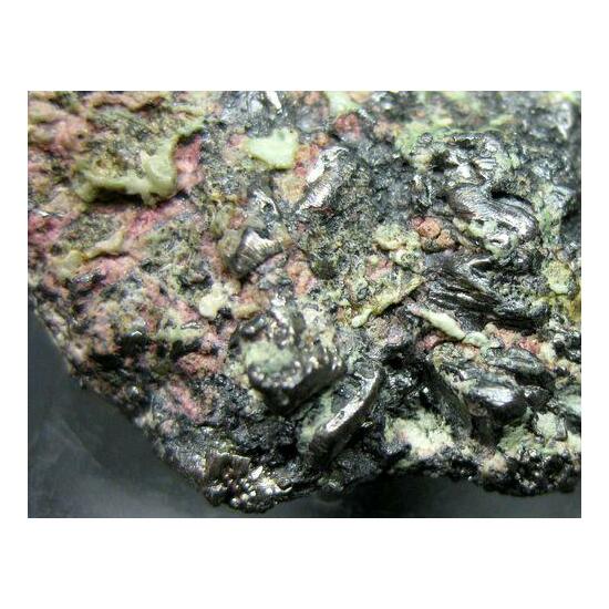 Bieberite Native Bismuth & Chrysocolla