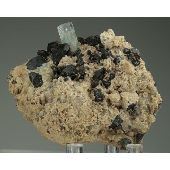 Beryl Var Aquamarine Smoky Quartz