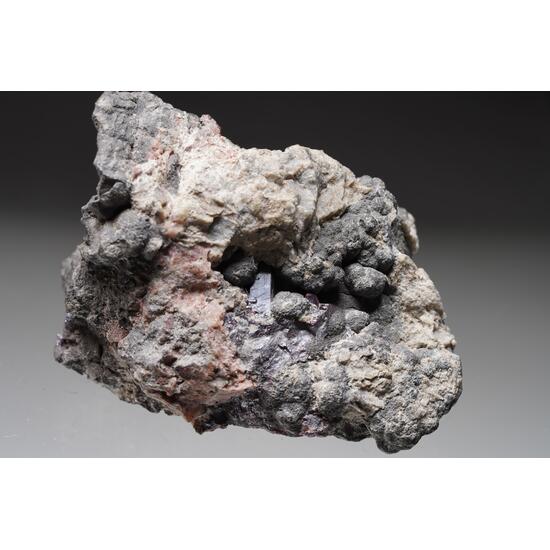 Proustite On Native Arsenic