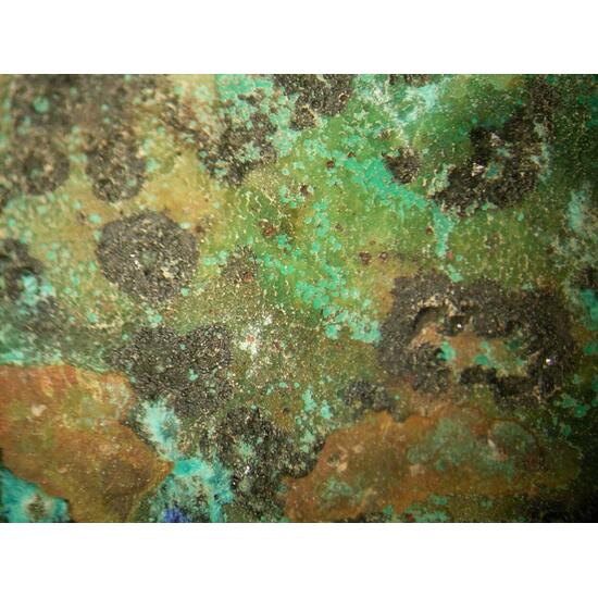 Zincolivenite & Azurite