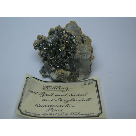 Tetrahedrite & Pyrite & Quartz