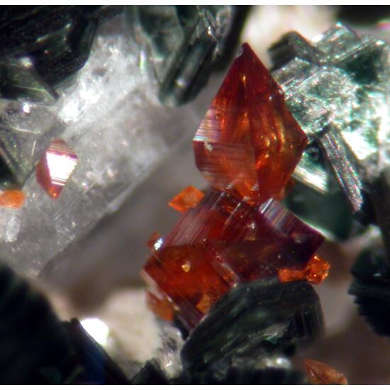 Anatase Brookite Pennine Albite & Muscovite