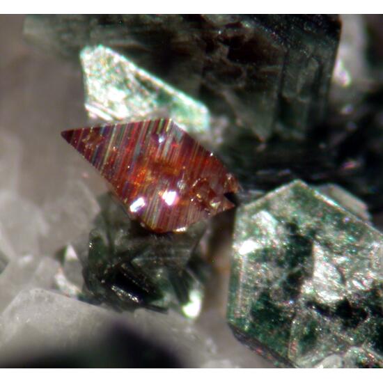 Anatase Brookite Pennine Albite & Muscovite