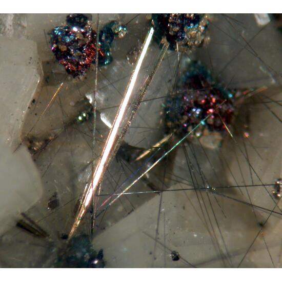 Millerite Dolomite & Chalcopyrite